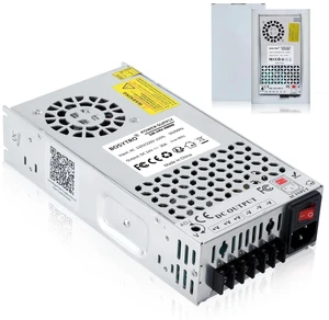 BOSYTRO Upgraded Output Port 24V 20A 480W DC Switching Power Supply, Universal Transformers AC110V/220V (SMPS), 24 Volt Power Supply for 3D Printer, CCTV Camera Security SystemWithout Power Cord BOSYTRO Upgraded Output Port 24V 20A 480W DC Switching Power Supply, Universal Transformers AC110V/220V (SMPS), 24 Volt Power Supply for 3D Printer, CCTV Camera Security SystemWithout Power Cord