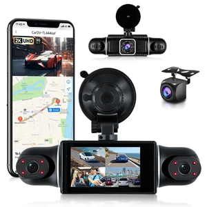 2K 360Dash Cam Front Rear Left Right Inside with 5GHz WiFi GPS, 4 Channel 2K 360Dash Cam Front Rear Left Right Inside with 5GHz WiFi GPS, 4 Channel