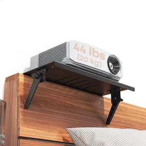 PUTORSEN No-Drill Projector Mount, Adjustable Wall Shelf for Bedroom PUTORSEN No-Drill Projector Mount, Adjustable Wall Shelf for Bedroom