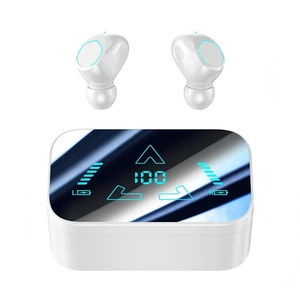Wireless Bluetooth Earbuds, Bluetooth 5.3, LED Display, In-Ear, White Wireless Bluetooth Earbuds, Bluetooth 5.3, LED Display, In-Ear, White