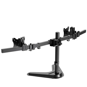 Dual Monitor Stand fits 17-40 inch, Free Standing Heavy Duty Monitor Mount Dual Monitor Stand fits 17-40 inch, Free Standing Heavy Duty Monitor Mount