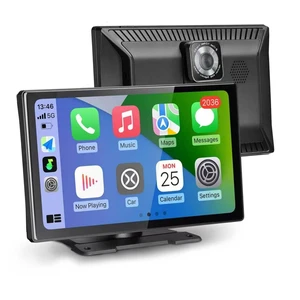Carultra 9" Wireless CarPlay & Android Auto Screen, 4K Dash Cam 1080p Reverse, CarPlay GPS Navigation AirPlay Voice Control/AUX/FM Carultra 9" Wireless CarPlay & Android Auto Screen, 4K Dash Cam 1080p Reverse, CarPlay GPS Navigation AirPlay Voice Control/AUX/FM