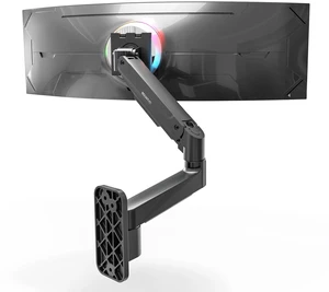 Mount-It! Ultrawide Monitor Wall Mount Arm, 17-49 in, 44 lbs, Gas Spring Mount-It! Ultrawide Monitor Wall Mount Arm, 17-49 in, 44 lbs, Gas Spring