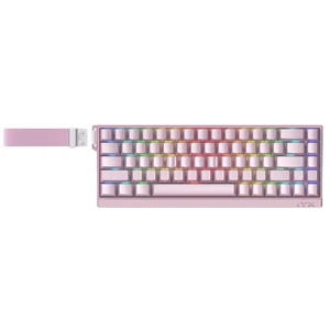 IROK MU68 Ultra Rapid Trigger Magnetic Switch Keyboard, Zero Dead Zone, Hot Swapped RGB Programmable, RT 0.01mm 8K, Low Latency Wired Gaming Keyboard for Win/Mac Gamer-Pink IROK MU68 Ultra Rapid Trigger Magnetic Switch Keyboard, Zero Dead Zone, Hot Swapped RGB Programmable, RT 0.01mm 8K, Low Latency Wired Gaming Keyboard for Win/Mac Gamer-Pink