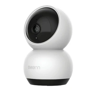 Swann EVO 2K Pan-Tilt Indoor Wi-Fi Security Camera: 2K HD video, plug-in, auto tracking, sound/motion/pet/person detection, live view, night vision, 2-way talk/siren, baby monitor, local/cloud storage Swann EVO 2K Pan-Tilt Indoor Wi-Fi Security Camera: 2K HD video, plug-in, auto tracking, sound/motion/pet/person detection, live view, night vision, 2-way talk/siren, baby monitor, local/cloud storage