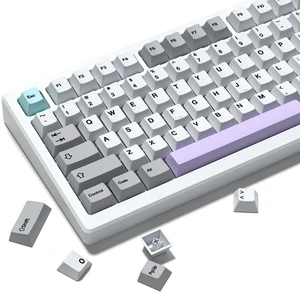 Womier PBT Keycaps Set 143 Keys, Cherry Profile Custom Keycaps 60 65 75 100 Percent for 61/64/68/84/87/100/104/108 Dye Sub Retro Gaming Mechanical Keyboard, Gray Purple Womier PBT Keycaps Set 143 Keys, Cherry Profile Custom Keycaps 60 65 75 100 Percent for 61/64/68/84/87/100/104/108 Dye Sub Retro Gaming Mechanical Keyboard, Gray Purple