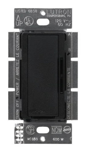 Lutron MSC-AD-MN Maestro 600-Watt Accessory Dimmer Midnight Lutron MSC-AD-MN Maestro 600-Watt Accessory Dimmer Midnight