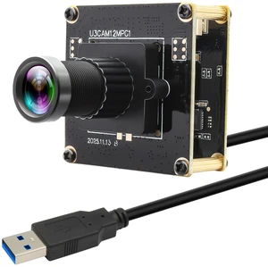 IFWATER 12MP USB3.0 Camera Module, High Definition 3000P 4K@30fps 1080P@230fps UVC Camera,12 Narrow FOV M12 Lens, Plug&Play for Windows Linux Mac PC Jetson Nano, Ideal for Golf Swing 3D Printer IFWATER 12MP USB3.0 Camera Module, High Definition 3000P 4K@30fps 1080P@230fps UVC Camera,12 Narrow FOV M12 Lens, Plug&Play for Windows Linux Mac PC Jetson Nano, Ideal for Golf Swing 3D Printer