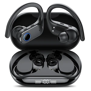 Active Noise Cancelling Ear Buds Wireless Earbuds Dual Battery Display, Bluetooth Headphones with Deep Bass, IPX7 Waterproof, Ultra Light Comfort Wear, Sports Earphones for Running Workout Gym Active Noise Cancelling Ear Buds Wireless Earbuds Dual Battery Display, Bluetooth Headphones with Deep Bass, IPX7 Waterproof, Ultra Light Comfort Wear, Sports Earphones for Running Workout Gym