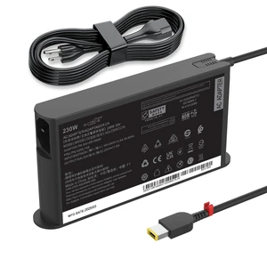 230W 20V 11.5A AC Adapter Fit for Lenovo Laptop Charger; Legion 5 7 5P C7 S7 Y540 Y545 Y730 Y740 Y900 Y910 Y920 Y7000 Thinkpad P1 P51 P52 P53 P70 P71 P72 P73 ADL230NDC3A 01FR044 01FR046 Power Sup 230W 20V 11.5A AC Adapter Fit for Lenovo Laptop Charger; Legion 5 7 5P C7 S7 Y540 Y545 Y730 Y740 Y900 Y910 Y920 Y7000 Thinkpad P1 P51 P52 P53 P70 P71 P72 P73 ADL230NDC3A 01FR044 01FR046 Power Sup