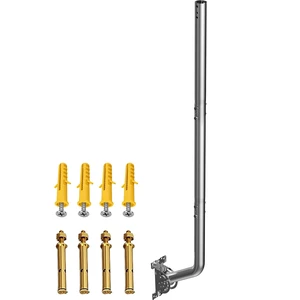 bluedery 40"Adjustable Antenna Pole Mount,430 Stainless Steel Mounting Pole bluedery 40"Adjustable Antenna Pole Mount,430 Stainless Steel Mounting Pole