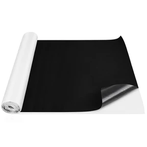 Nuanchu 25.8 Sq Ft Self Adhesive Underfelt Carpet 24 x 78 in, Black Nuanchu 25.8 Sq Ft Self Adhesive Underfelt Carpet 24 x 78 in, Black
