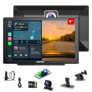 CarPlay Screen for Car with Backup Camera, 9 inch 2K Dash Cam with 64G Card CarPlay Screen for Car with Backup Camera, 9 inch 2K Dash Cam with 64G Card