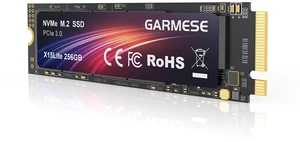 GARMESE 256GB PCIe Gen3x4 NVMe M.2 2280 SSD, Up to 1400MB/s Read GARMESE 256GB PCIe Gen3x4 NVMe M.2 2280 SSD, Up to 1400MB/s Read