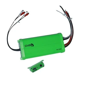 Down4Sound M3-1500 Marine 1500W RMS Monoblock Amplifier Green Glow Water Resistant Down4Sound M3-1500 Marine 1500W RMS Monoblock Amplifier Green Glow Water Resistant