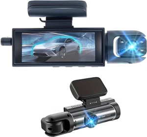 Dash Cam Front and Inside,Car Camera Camara para carro(Black) Dash Cam Front and Inside,Car Camera Camara para carro(Black)