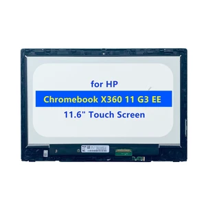 JADTRXU LCD Screen Replacement for HP Chromebook X360 11 G3 EE 11.6 inch LCD LED HD Touch Screen Digitizer Display Assembly w/Bezel and G-Sensor Board L92337-001 L92338-001 JADTRXU LCD Screen Replacement for HP Chromebook X360 11 G3 EE 11.6 inch LCD LED HD Touch Screen Digitizer Display Assembly w/Bezel and G-Sensor Board L92337-001 L92338-001