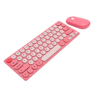 Sanpyl Wireless Keyboard Mouse Combo, 64 Keys Retro Keycaps Sanpyl Wireless Keyboard Mouse Combo, 64 Keys Retro Keycaps