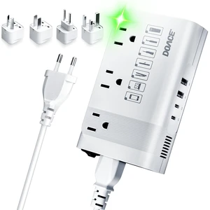 DOACE Voltage Converter US to Europe for Hair Straightener Curler CPAP DOACE Voltage Converter US to Europe for Hair Straightener Curler CPAP