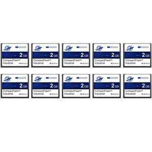 Dogfish Compact Flash Memory Card 2GB 10PACK Industrial CF Type I Card Dogfish Compact Flash Memory Card 2GB 10PACK Industrial CF Type I Card