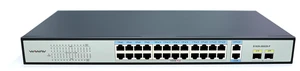 WIWAV S1628-26G2S-P 28-Port Gigabit PoE Unmanaged Ethernet Switches - Full Duplex LAN Hub for Enterprise, Business, Home, Office, NAS, AP, PoE Surveillance Camera (Built-in 400W, Metal, Plug&Play) WIWAV S1628-26G2S-P 28-Port Gigabit PoE Unmanaged Ethernet Switches - Full Duplex LAN Hub for Enterprise, Business, Home, Office, NAS, AP, PoE Surveillance Camera (Built-in 400W, Metal, Plug&Play)