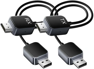 Wireless HDMI Transmitter and Receiver, 4K Decode 1080P@60Hz Output, 165FT Wireless HDMI Transmitter and Receiver, 4K Decode 1080P@60Hz Output, 165FT