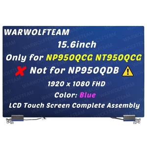 WARWOLFTEAM for Samsung NP950QCG NT950QCG LCD Screen Replacement Blue WARWOLFTEAM for Samsung NP950QCG NT950QCG LCD Screen Replacement Blue