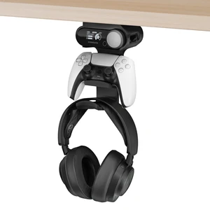 BRAINWAVZ Under Mount Game Controller & Headset Hanger for SteelSeries Arctis Nova Pro Wireless, Nova Elite & Pro Omni + Base Station Dock - Easy Install with Screws or VHB Tape BRAINWAVZ Under Mount Game Controller & Headset Hanger for SteelSeries Arctis Nova Pro Wireless, Nova Elite & Pro Omni + Base Station Dock - Easy Install with Screws or VHB Tape