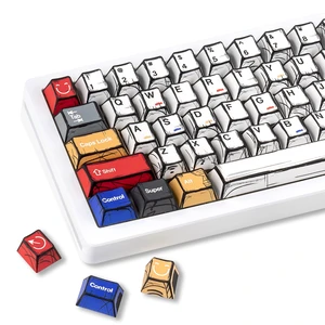 GEKUCAP White Manga Japanese Style Cherry Profile Keycaps GEKUCAP White Manga Japanese Style Cherry Profile Keycaps