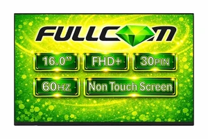 FULLCOM New LCD Replacement Screen (Non Touch) 16.0 Inch IPS (No Brackets) NE160WUM-N61 WUXGA 1920x1200 30 Pin Matte for HP PN M73489-L61 for Laptop/Display/Screen/LCD Application FULLCOM New LCD Replacement Screen (Non Touch) 16.0 Inch IPS (No Brackets) NE160WUM-N61 WUXGA 1920x1200 30 Pin Matte for HP PN M73489-L61 for Laptop/Display/Screen/LCD Application