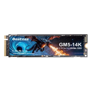 Bestoss NVMe M.2 2280 SSD 2TB Internal Gen5, Up to 14000MB/s, DRAM Cache Bestoss NVMe M.2 2280 SSD 2TB Internal Gen5, Up to 14000MB/s, DRAM Cache