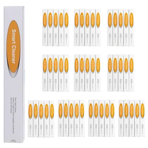 Cookinkitch 50 Pcs Fiber Optic Cleaning Pens for 1.25mm LC/MU Connectors, Fiber Optic Cleaner Tools for End Face and Optical Connectors Cookinkitch 50 Pcs Fiber Optic Cleaning Pens for 1.25mm LC/MU Connectors, Fiber Optic Cleaner Tools for End Face and Optical Connectors
