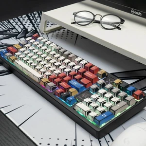 feaizyu Manga Themed keycap Side Translucent Design and PBT Material feaizyu Manga Themed keycap Side Translucent Design and PBT Material