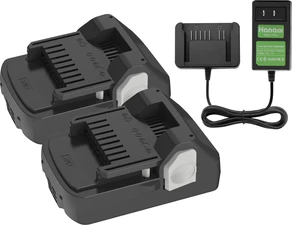 Hanaix 2Pack 4000mAh 18V Battery and Charger Compatible with Hitachi Hanaix 2Pack 4000mAh 18V Battery and Charger Compatible with Hitachi