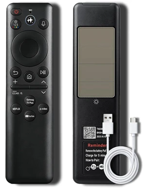 for Samsung-Smart-TV-Remote-Replacement, BN59-01480A, Solar & Type-C Rechargeable, Voice & AI Control, Compatible with 2025-2026 Samsung Smart TVs for Samsung-Smart-TV-Remote-Replacement, BN59-01480A, Solar & Type-C Rechargeable, Voice & AI Control, Compatible with 2025-2026 Samsung Smart TVs
