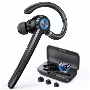 Wireless Bluetooth Headset V5.4 with ENC Mic, Single Ear Bluetooth Earpiece Wireless Bluetooth Headset V5.4 with ENC Mic, Single Ear Bluetooth Earpiece