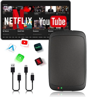 Magic Box 3.0 Support YouTube/Netflix, 2025 Upgraded 4 in 1 Wireless CarPlay Adapter, Smart Netflix carplay Adapter Ai Box, Car Video Box Magic Box 3.0 Support YouTube/Netflix, 2025 Upgraded 4 in 1 Wireless CarPlay Adapter, Smart Netflix carplay Adapter Ai Box, Car Video Box