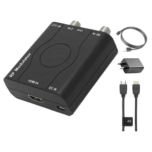 HDMI to RF Modulator, HDMI to Coax Adapter for TV with Power Cable HDMI to RF Modulator, HDMI to Coax Adapter for TV with Power Cable