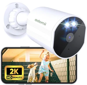 adomii 2K Security Cameras Wireless Outdoor,IP65 Weatherproof adomii 2K Security Cameras Wireless Outdoor,IP65 Weatherproof