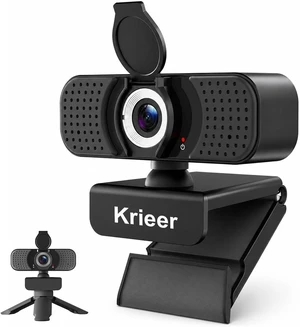Krieer 4K Webcam with PDAF Autofocus and Dual Noise-Canceling Microphones Krieer 4K Webcam with PDAF Autofocus and Dual Noise-Canceling Microphones