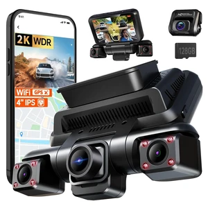 2K 4 Channel Dash Cam Front and Rear Inside, 360View Dash Camera for Cars 2K 4 Channel Dash Cam Front and Rear Inside, 360View Dash Camera for Cars
