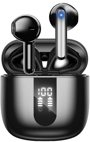 JBES Bluetooth Earbuds Wireless Headphones, 60H Deep Bass Ear Buds with 4 Noise Cancelling Microphone, IP5 Waterproof Earphones for iPhone Android Sports audifonos Bluetooth inalambricos (Obsid JBES Bluetooth Earbuds Wireless Headphones, 60H Deep Bass Ear Buds with 4 Noise Cancelling Microphone, IP5 Waterproof Earphones for iPhone Android Sports audifonos Bluetooth inalambricos (Obsid