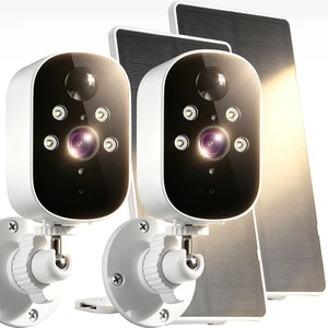 XVIM 2Pcs 2K Solar Security Wireless Camera Outdoor XVIM 2Pcs 2K Solar Security Wireless Camera Outdoor
