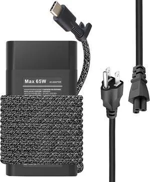 New Slim 65W USB C Charger Compatible with HP ZBook Firefly G8 14" G9 14" 16" G8 15.6inch Touchscreen Mobile Workstation, Elite X2 Spectre Elitebook ProBook Envy Chromebook USB C Charger