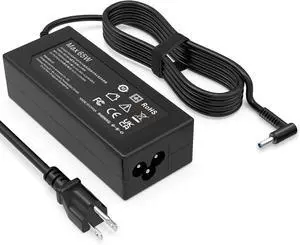 Laptop Charger Compatible with HP Laptop Computer 65W 45W Smart Blue Tip Power Adapter
