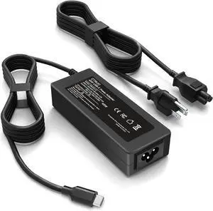 Laptop Charger 45W USB C Widely Small Adapter Replacement for HP    Power Supply with Cord