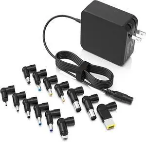 100W GaN Universal Laptop & MacBook Charger  13-in-1 Foldable Adapter with USB-C PD Compatible with MacBook Pro/Air HP      Toshiba  Smart Safety