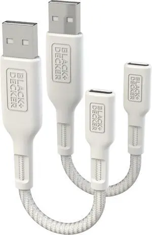 USB C to USB Adapter [2 Pack] Type C Female to USBA Male OTG Cable USBA to USBC Adapter  Compatible with MacBook Pro/Air iPhone 16/15 Series  Galaxy S24/S23/S22 White