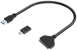 SATA to USBSata to USB AdapterSATA to USB Cable for 2.5 inch HDD and SSD 5Gbps Superspeed Compatible with USB 2.0 1.1 Older SATA Connector