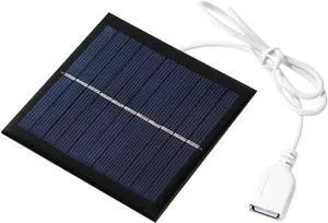 Solar Charger USB Solar Panel Portable Solar Phone Charger for Cell Phone Charger 95X95mm LED Lights